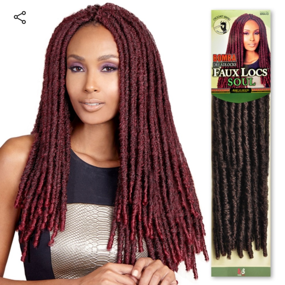 Crochet Hair: Bobbi Boss Bomba Dreadlocks Faux Locs Soul